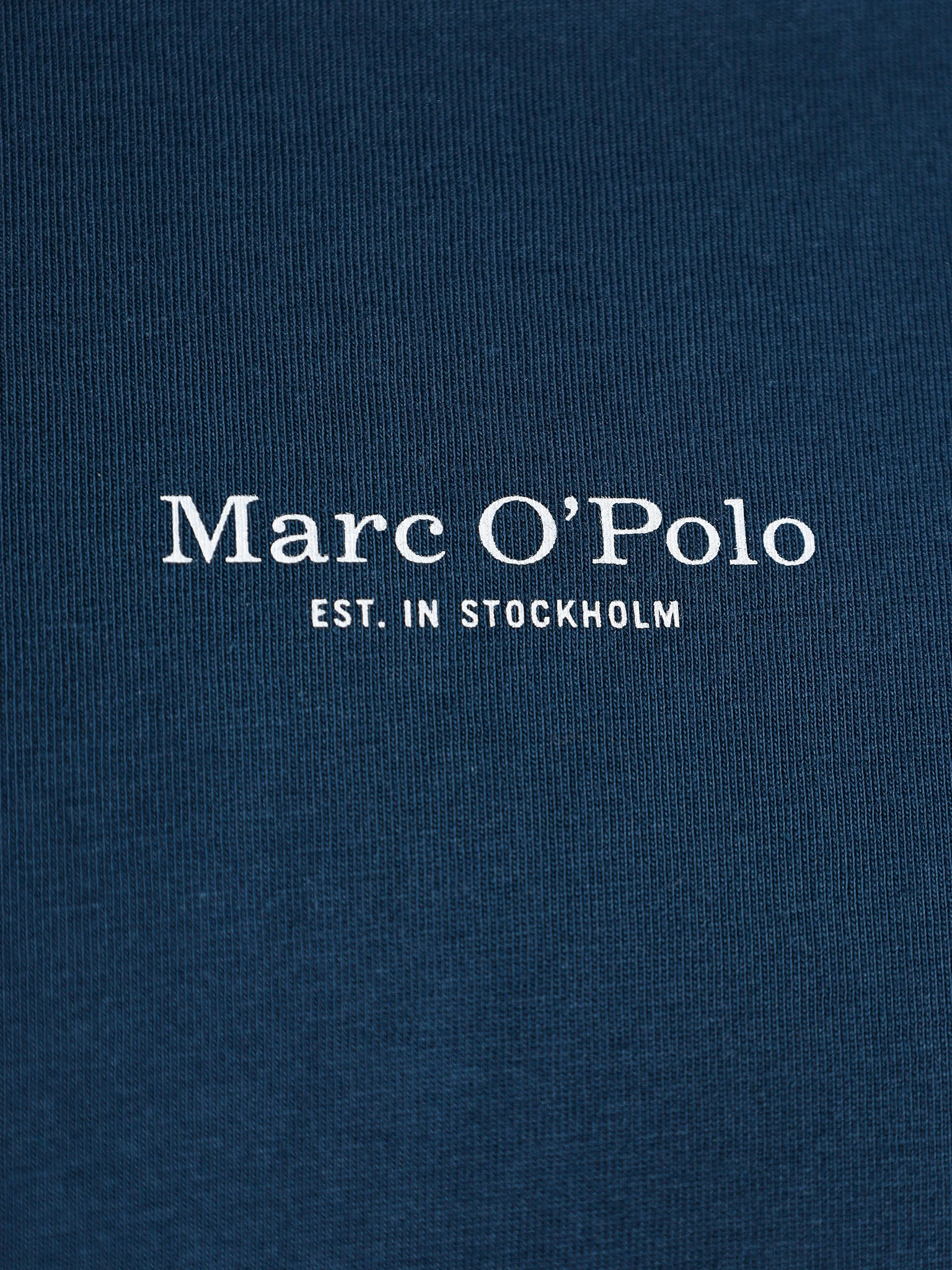 Футболка синего цвета из хлопка